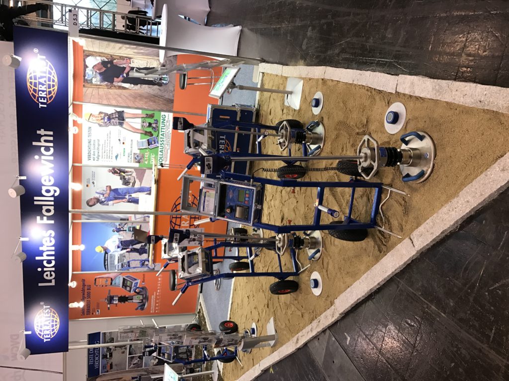 TERRATEST Light weight deflectometer on tradefair GAT Essen