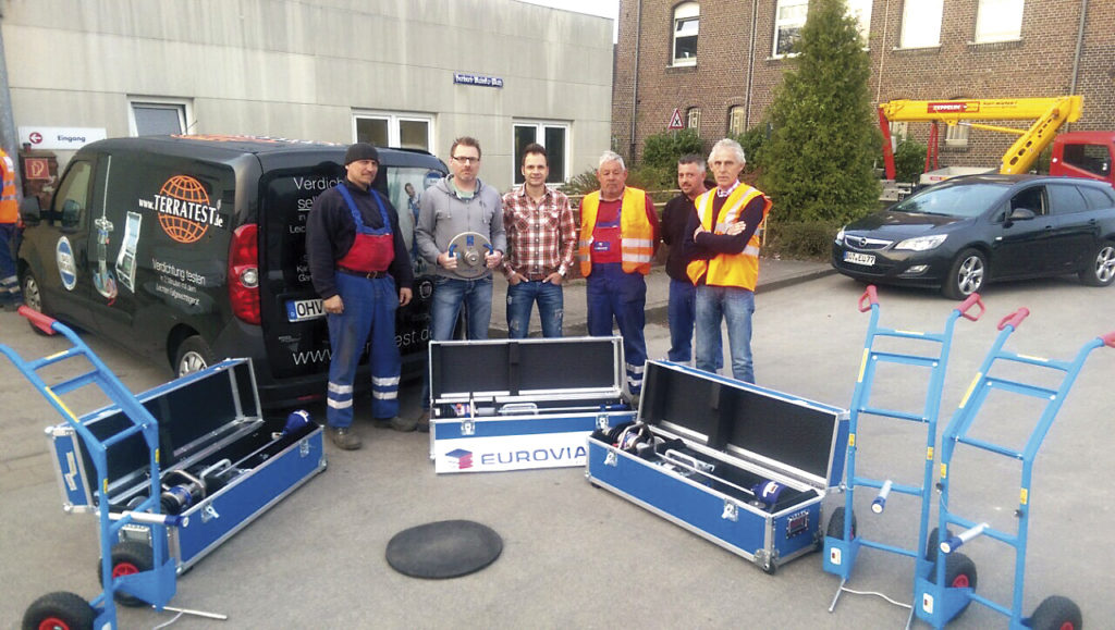 Eurovia Team light weight deflectometer delivery